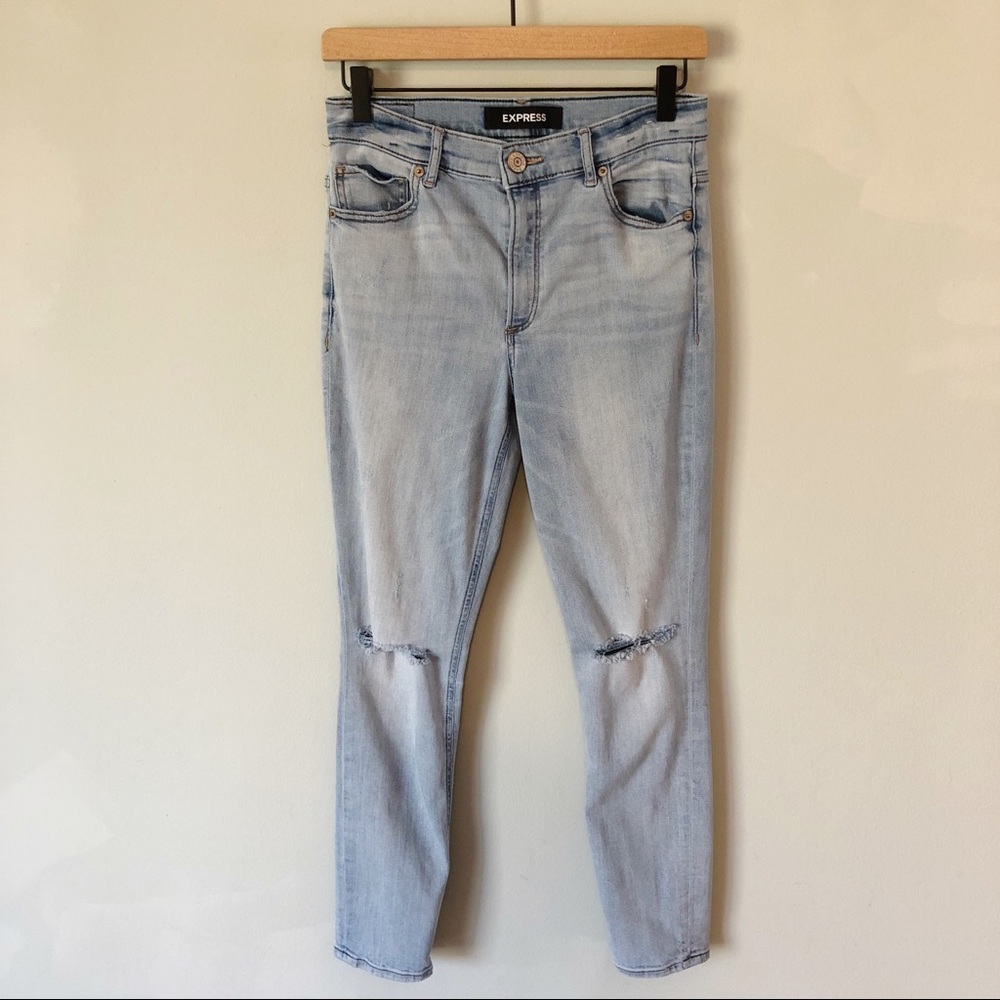 Express | High Rise Ankle Skinny Jeans